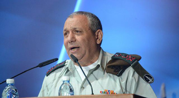 "Israeli" Occupation Forces [IOF] Chief of Staff Gadi Eisenkot